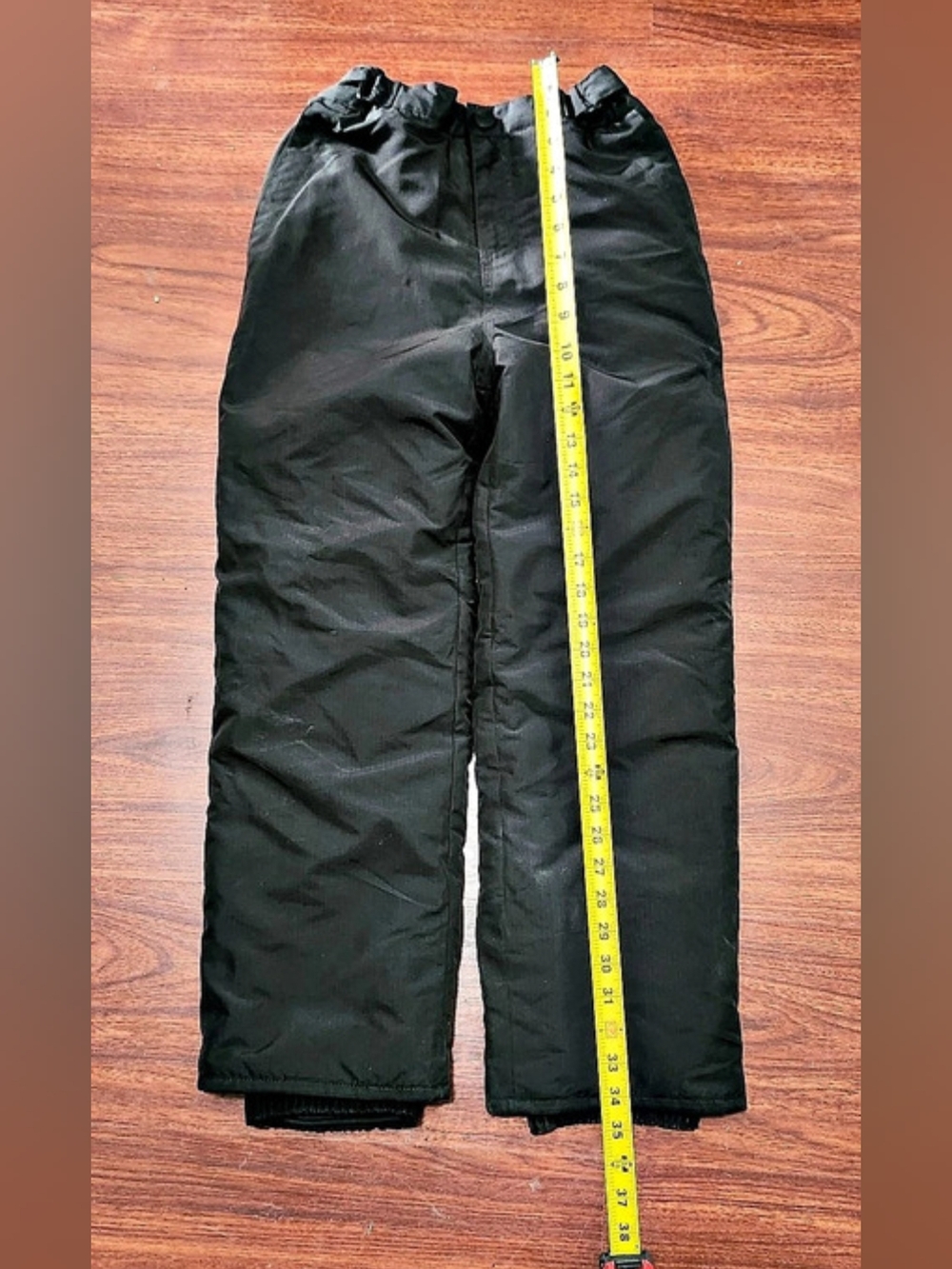 Kids Black Snow Pants